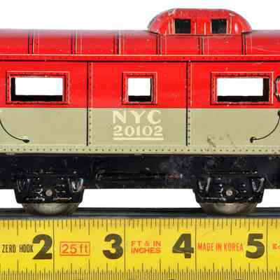 Toy Model Train Caboose Railway Car