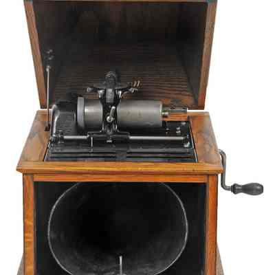 Cylinder Record Player Phonograph