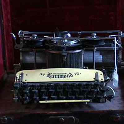 Hammond #12 Portable Typewriter