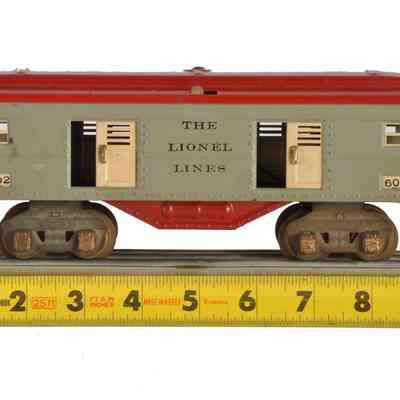 Toy Model Train Baggage Railway Car
