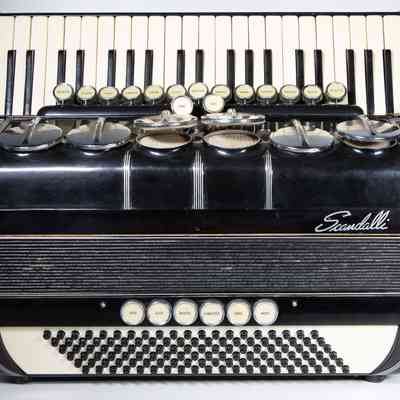 Piano Accordion, made by Scandalli
