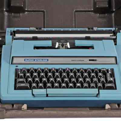 Typewriter, portable electric