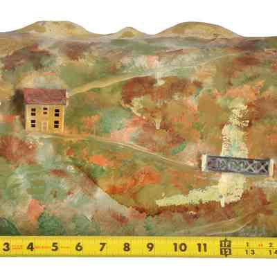 Toy Model Train Tunnel