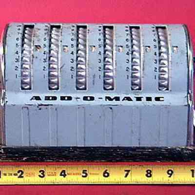 Add-O-Matic Adding Machine