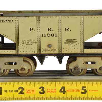 Toy Model Train Hopper Railway Car