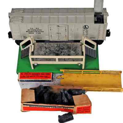 Toy Model Train Refrigerated Milk Car
