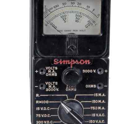 Volt-Ohm meter Multimeter