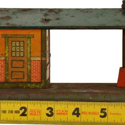 Toy Model Train Station