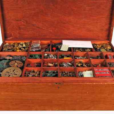 Toy Meccano Construction Set with extras