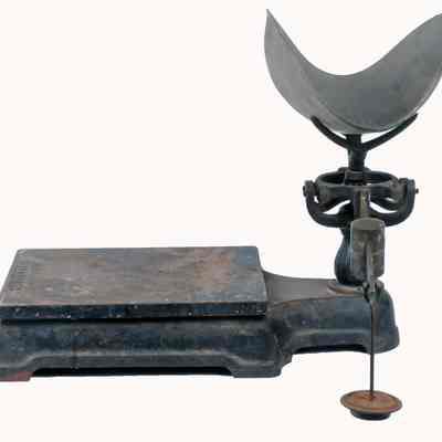 Counter Top w/Pan & Weights Scale