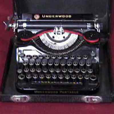 Underwood Portable Typewriter