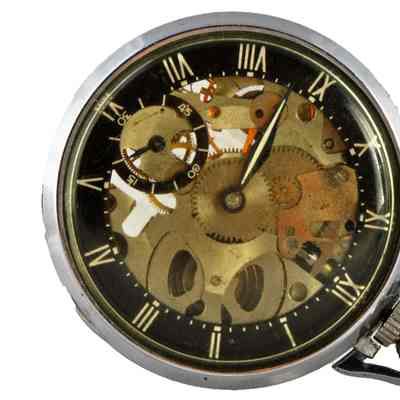Skeleton Pocket Watch