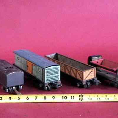 Toy Model Train Railway Cars