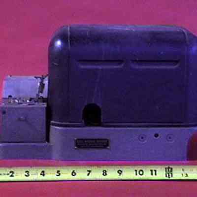 Teletype Tape Punch
