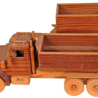 Toy Dump Truck & Trailer Dumper