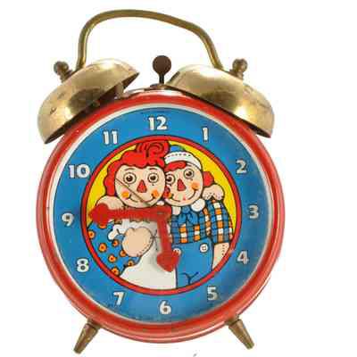 Raggedy Ann & Andy Alarm Clock
