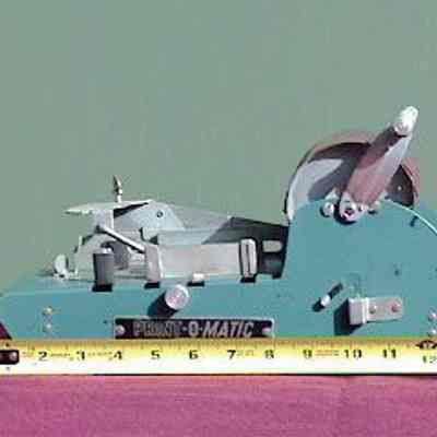 Toy Printing Press