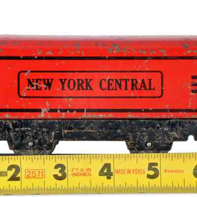 Toy Model Train Tender Railway Car
