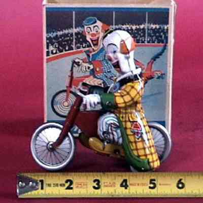 Toy w/Clown Motorcycle