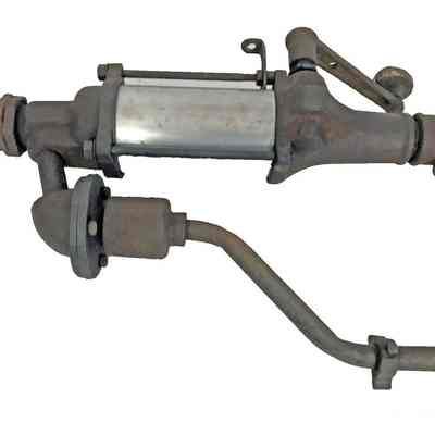 Oil dispenser pump, hand-crank