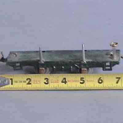 Toy Model Train Lumber Stake Railway Car