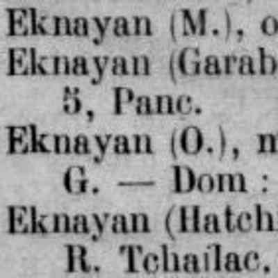 1913 edition of the Annuaire Oriental