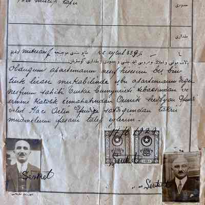 Turkish Republic Armenian Document #17