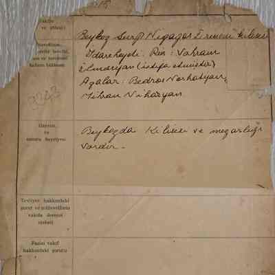 Turkish Republic Armenian Document #15