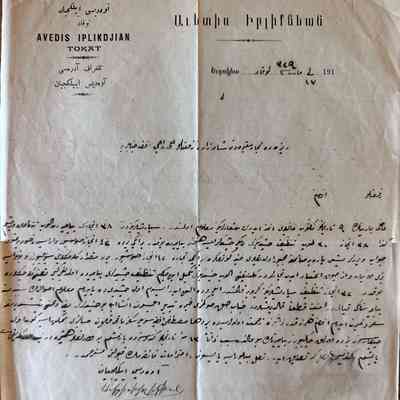 Ottoman Armenian Document #37