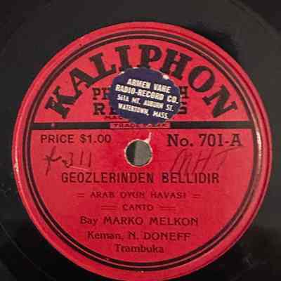 Marko Melkon, Geozlerinden Bellidir/Rast Taksim