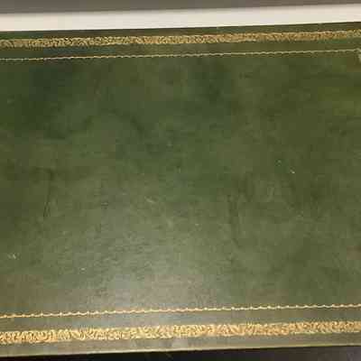 Leather desk blotter
