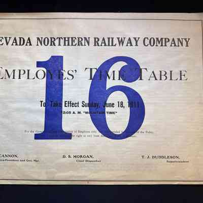 Timetable No. 16