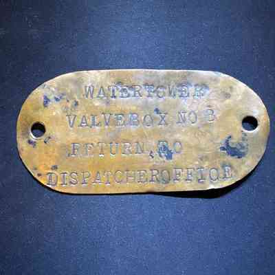 Water Tower Key Tag