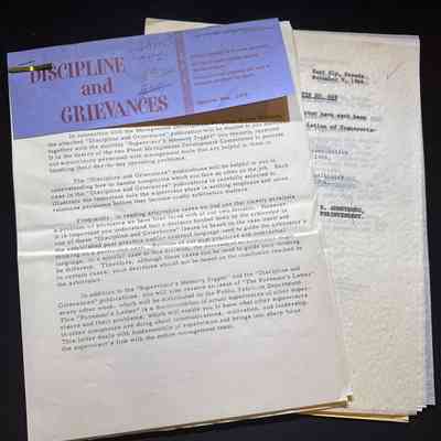 D-5 Discipline and Rules - 1964-1965