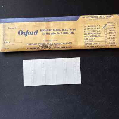 Pendaflex Tabs