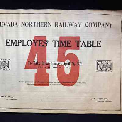 Timetable No. 45