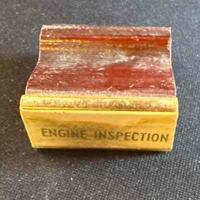 Rubber Stamp-Engine Inspection