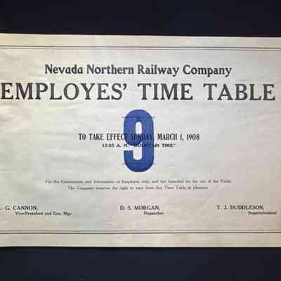 Timetable No. 9