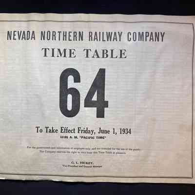Timetable No. 64