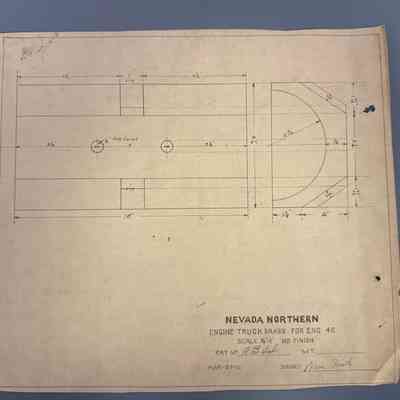 Engine Truck Brass-#40