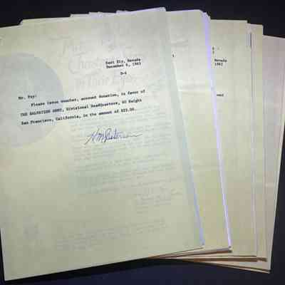 D-6 Donations - 1964-1965
