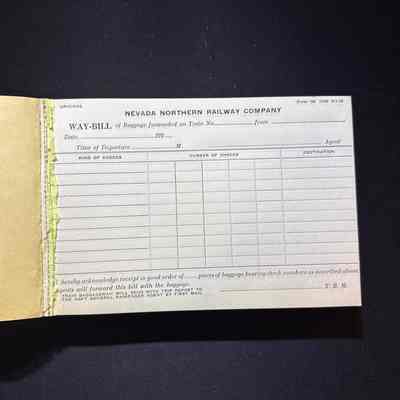 Waybill of Baggage Forwarded