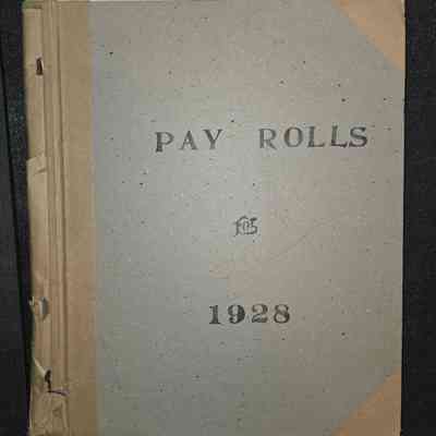 Payroll Ledger - 1928