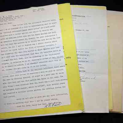P-3-1 Pensions Under KCC Plan 1950-1951