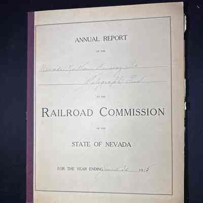1915 Annual Report to the Railroad Commission