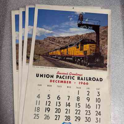 UP Calendar-1967