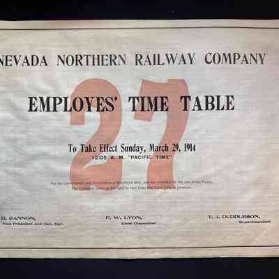 Timetable No. 27