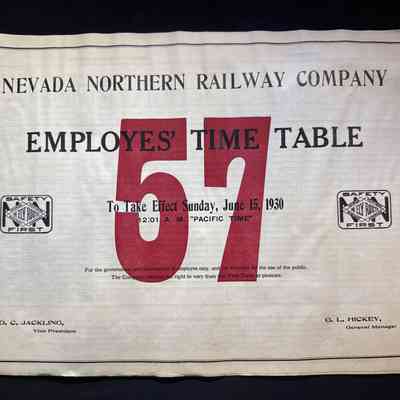Timetable No. 57