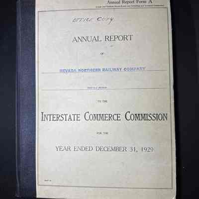1929 Annual Report to the ICC