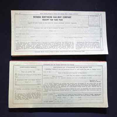 Receipt for Fare Paid